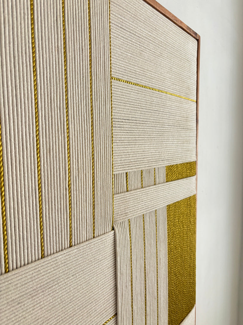 woven wall art natural white and golden 4 x 3 ft woven wall art natural white and golden 4 x 3 ft
