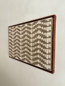 Wave Woven Wall Art - 85 x 55 cm