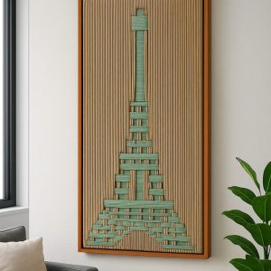 geomatrical textile art, free style weaving copy