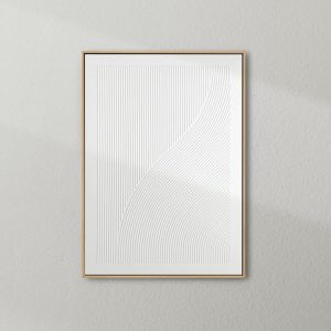 Ethereal Curve – Modern Minimalist Textured Wall Art #Aura